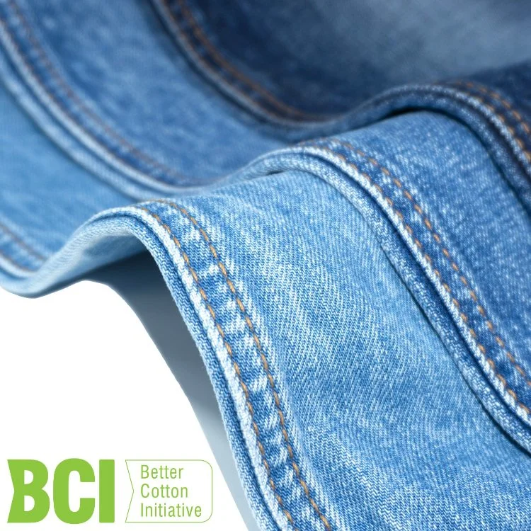 SL007 Bci Cotton Non-Stretch Selvedge Denim Fabrics for Apparel-Jeans