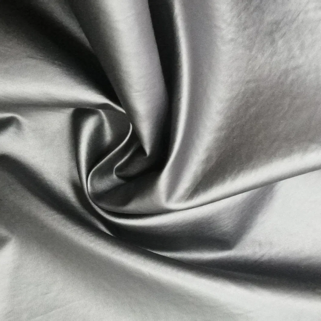 Waxed PU Coating Fabric with Oil Feeling and Paper Touch Vintage