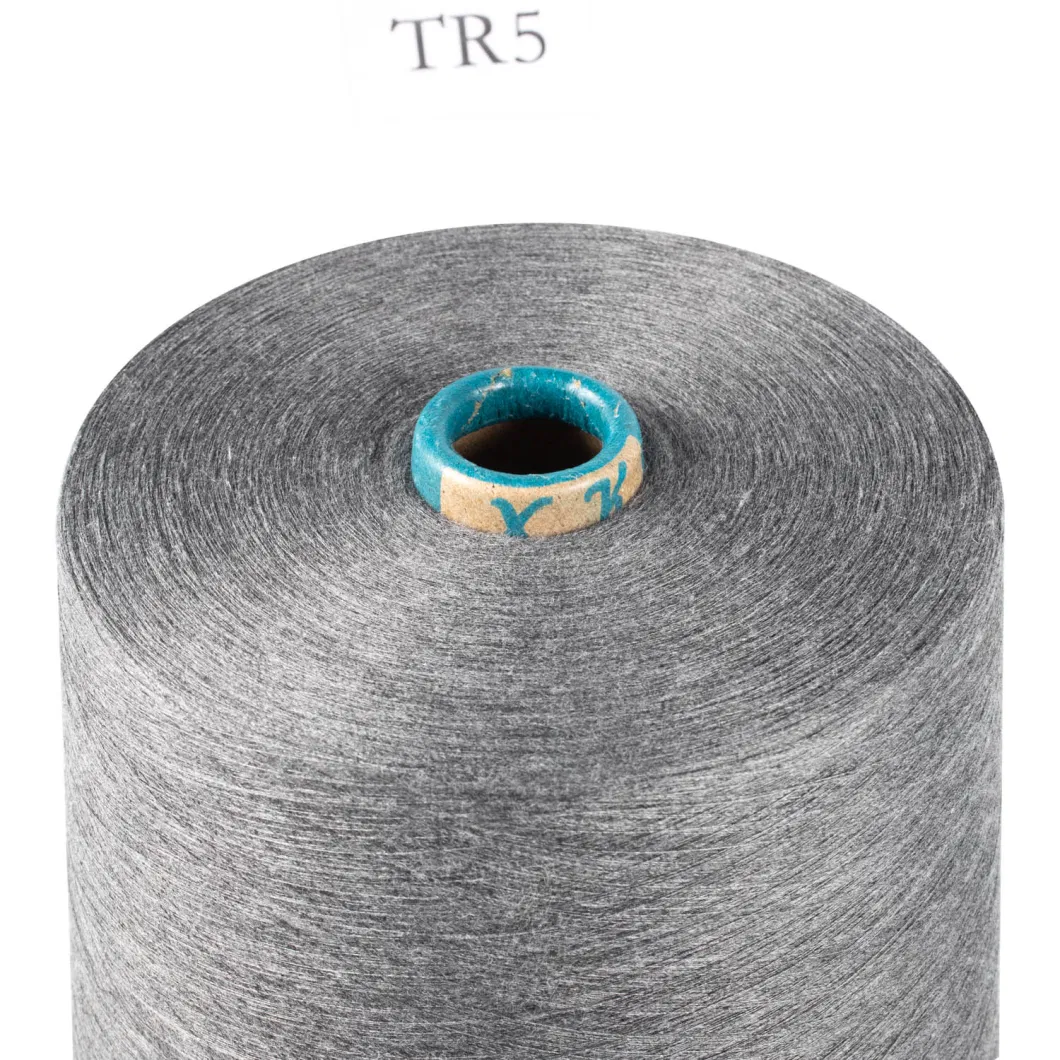 Xk China Factory Brand Polylion Grs Recycle Polyester Spandex Air Covered Yarn for Knitting Denim Socks