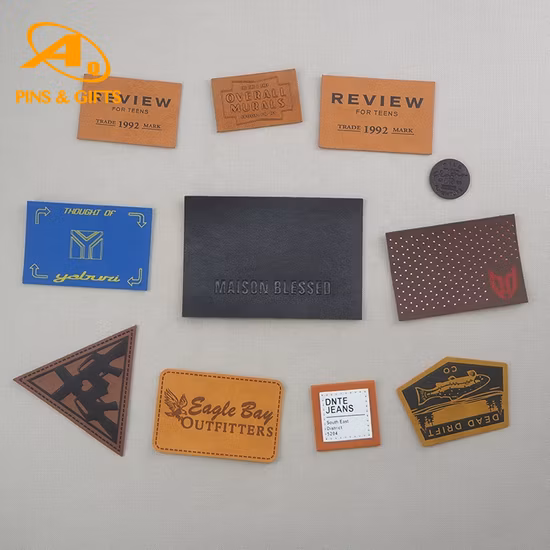 High Quality Custom Embossed New Garment Denim Patchs Jeans Label