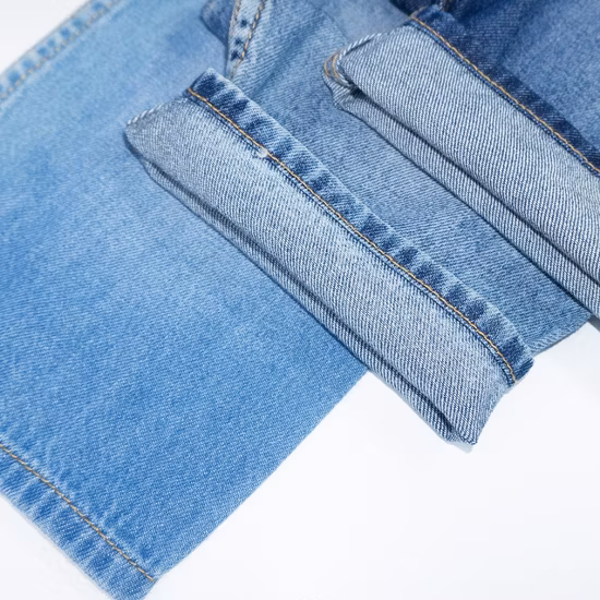 Zz1372 100% Us Bci Cotton Denim Shirt Fabric Cotton Denim Fabric