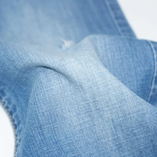100% Lyocell Jeans Denim Shirt Fabric Light Weight Denim Fabric
